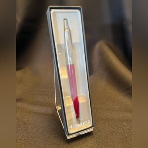 Vintage Parker Jotter Burgundy Ballpoint Pen – Mint in Box